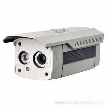 H.264 IP Camera, 1.3-megapixel Low-illumination CMOS, Optional 4/6/8mm 3-megapixel Fixed CS Lens